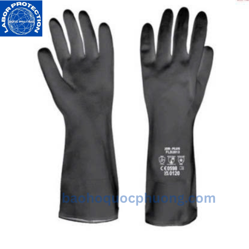 Găng tay BHLĐ FLB 2813 – Găng tay cao su chịu lực, chống hóa chất, bảo vệ toàn diện đôi tay