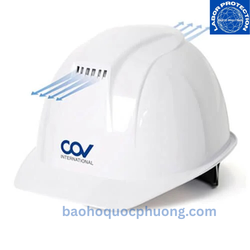 Nón Bảo Hộ Lao Động COVHA001 Có Lỗ Thông Khí – Nhẹ, Thoáng Mát, Bảo Vệ An Toàn